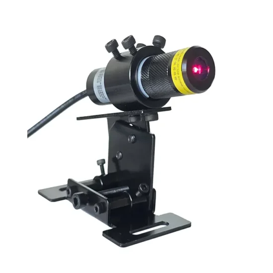 Laser pozycjonujący do maszyn - czerwony krzyż - mocny - 50 mv