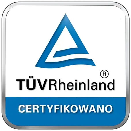 Linelaser - certyfikat TUV